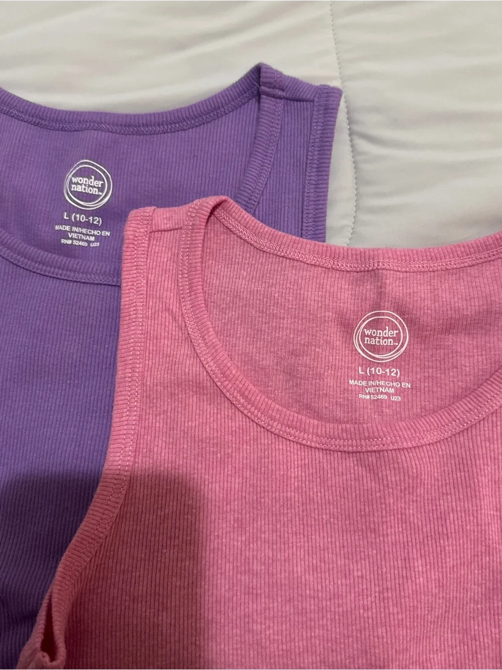 wonder nation Girls Tank & Shorts Set in Pink, Purple, Teal, Hot Pink, Black